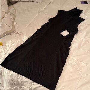 Calvin Klein Charcoal Color Sleeveless Dress